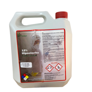Hipoclorito al 13%: Hipoclorito de sodio al 13%