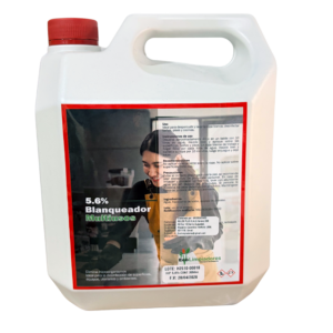 Hipoclorito de sodio 5.6%– Blanqueador