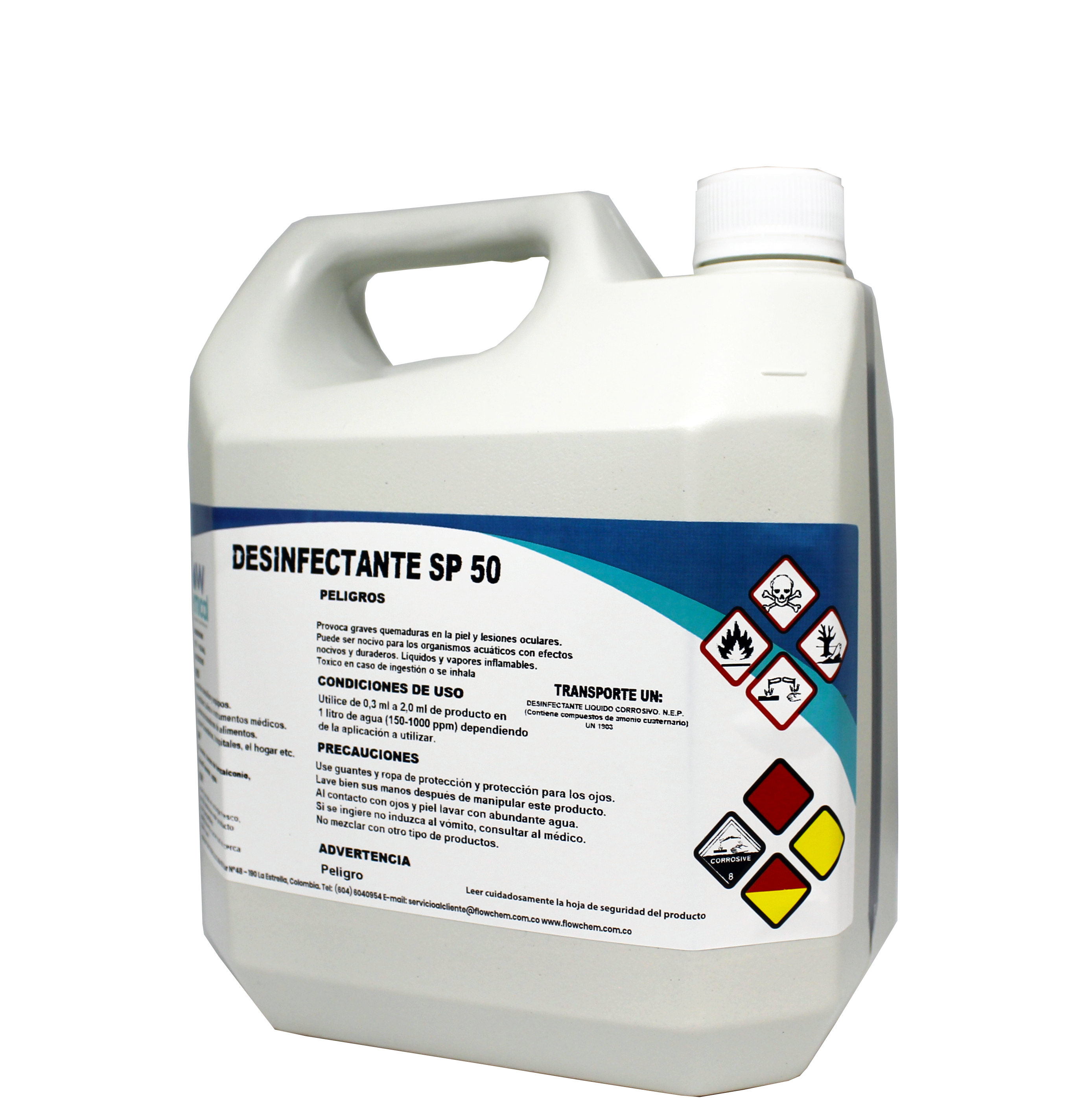Desinfectante SP-50: Sales de amonio cuaternario de última generación - Imagen 2