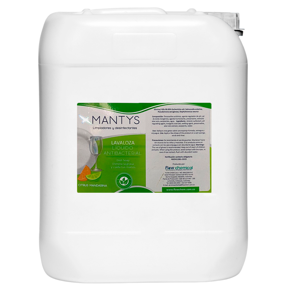 Jabón líquido lavaloza citrus mandarina - Imagen 3